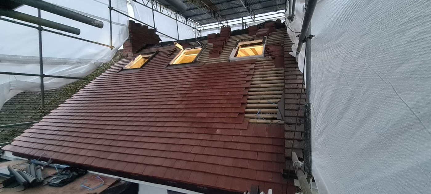 Swift Roofers roof repair project 1